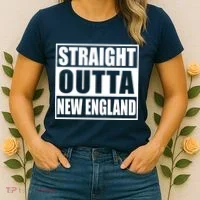 Straight Outta New England Women's T-Shirt thumb 2
