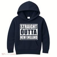 Straight Outta New England Kids Hoodie thumb 0