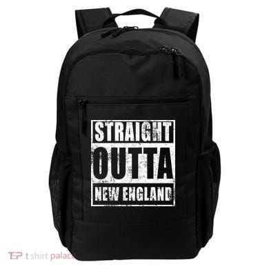 Straight Outta New England Distressed Backpack