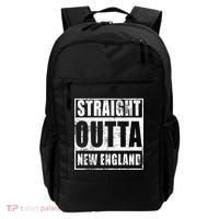 Straight Outta New England Distressed Backpack thumb 0