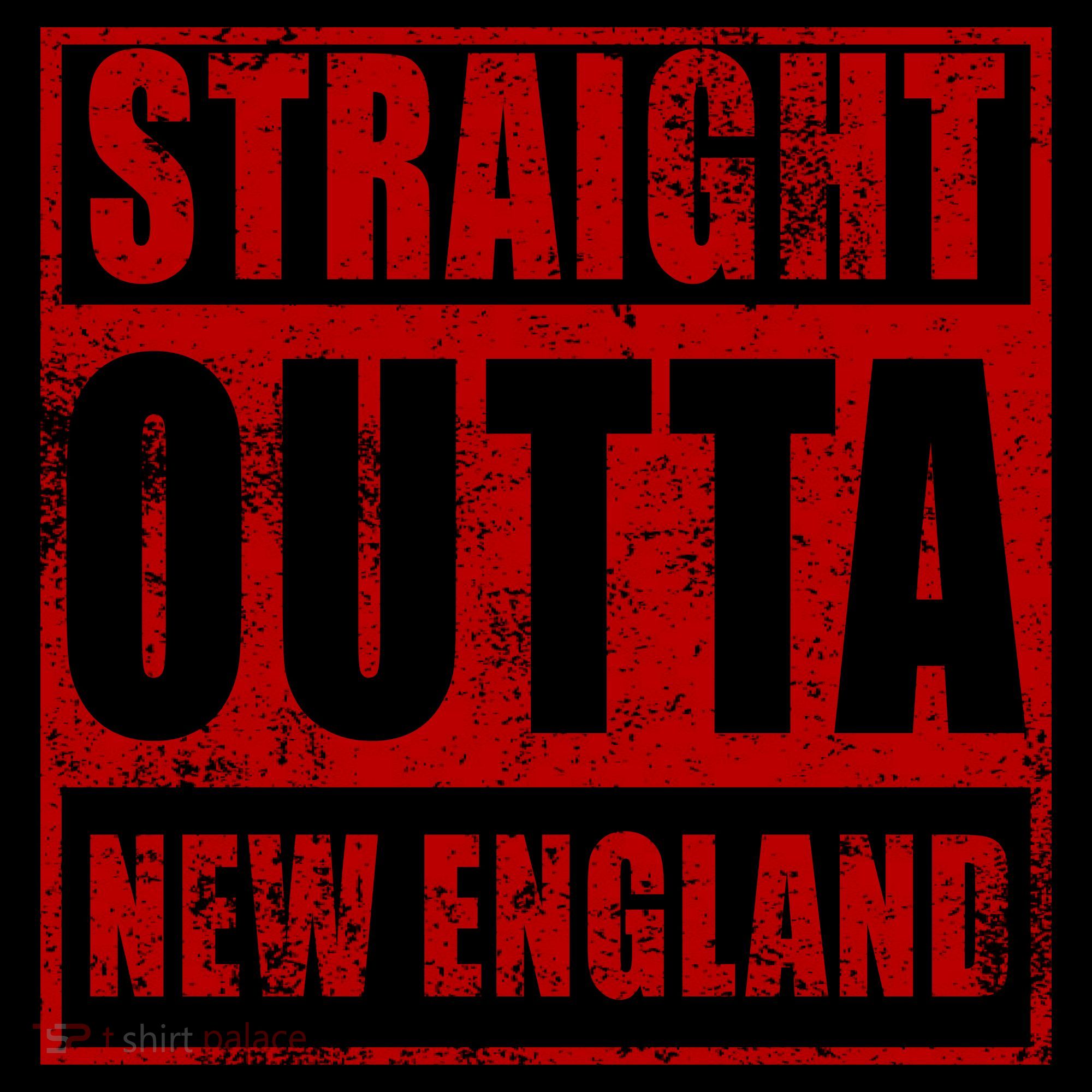 Straight Outta New England Distressed Coffee Mug
