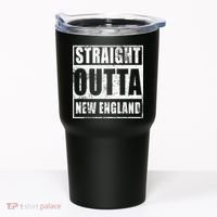Straight Outta New England Distressed Tumbler thumb 0