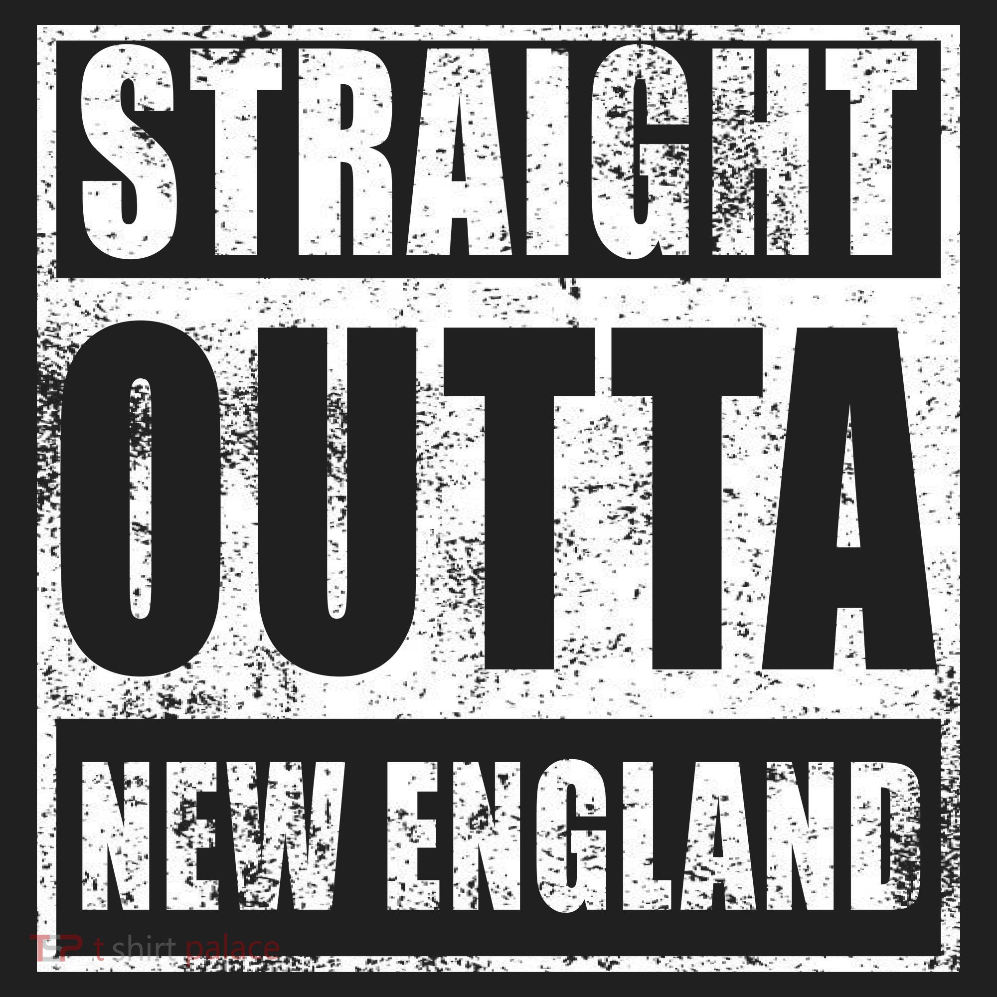 Straight Outta New England Distressed Tumbler