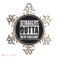 Straight Outta New England Distressed Ornament thumb 0