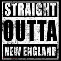 Straight Outta New England Distressed Ornament thumb 1