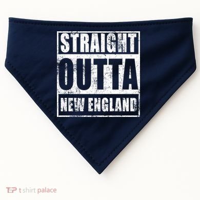 Straight Outta New England Distressed USA-Made Doggie Bandana