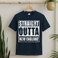 Straight Outta New England Distressed T-Shirt thumb 2