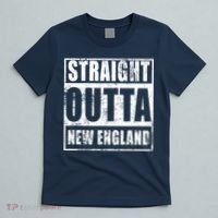 Straight Outta New England Distressed T-Shirt thumb 5