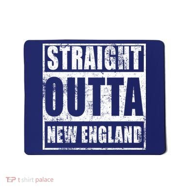 Straight Outta New England Distressed Mousepad