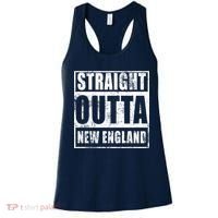 Straight Outta New England Distressed Women's Tank Top thumb 0