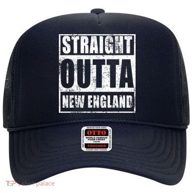 Straight Outta New England Distressed Hat