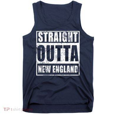 Straight Outta New England Distressed Tank Top