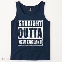 Straight Outta New England Distressed Tank Top thumb 2