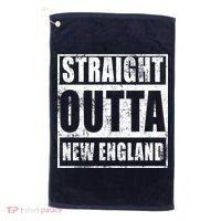 Straight Outta New England Distressed Golf Towel thumb 0