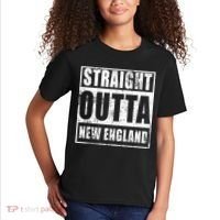 Straight Outta New England Distressed Kids T-Shirt thumb 2