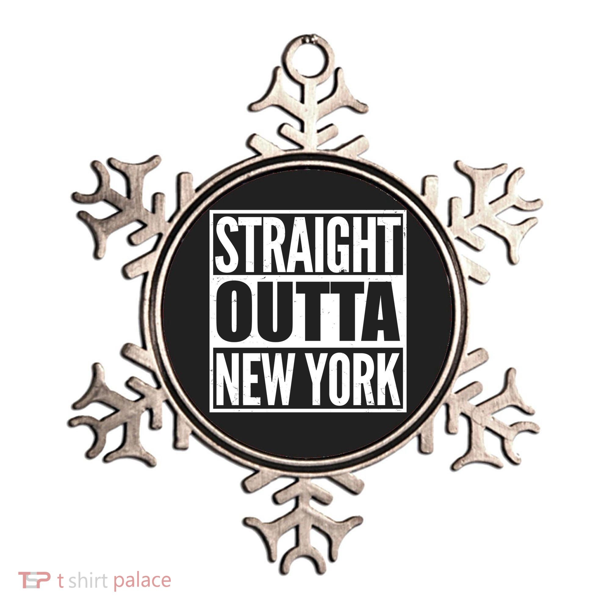 Straight Outta New York Ornament
