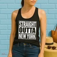 Straight Outta New York Women's Tank Top thumb 2