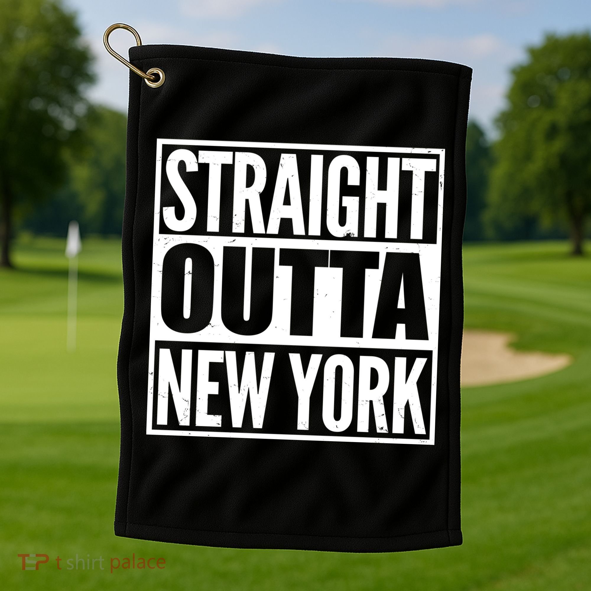 Straight Outta New York Golf Towel