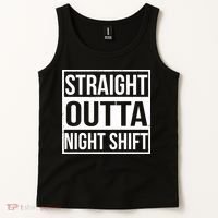 Straight Outta Night Shift Tank Top thumb 2
