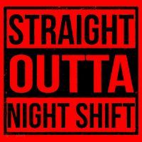 Straight Outta Night Shift Santa Hat thumb 1