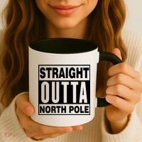 Straight Outta North Pole Coffee Mug thumb 3