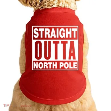 Straight Outta North Pole Doggie Tank