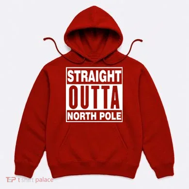 Straight Outta North Pole Hoodie