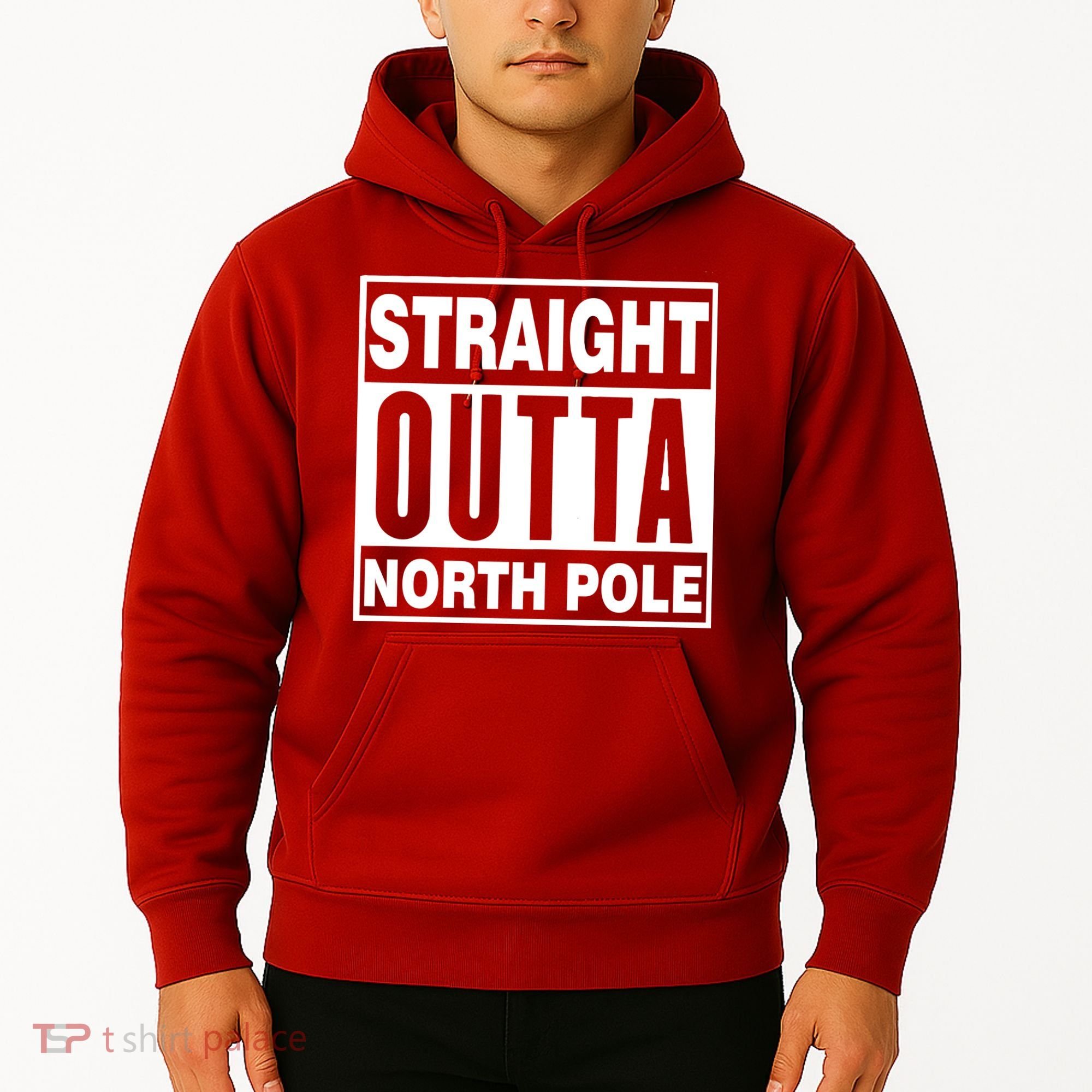 Straight Outta North Pole Hoodie