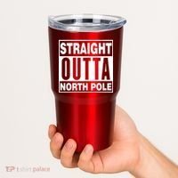 Straight Outta North Pole Tumbler thumb 2
