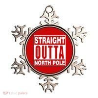 Straight Outta North Pole Ornament thumb 0