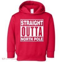Straight Outta North Pole Toddler Hoodie thumb 0