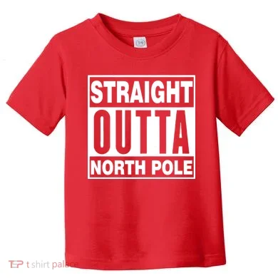 Straight Outta North Pole Toddler T-Shirt
