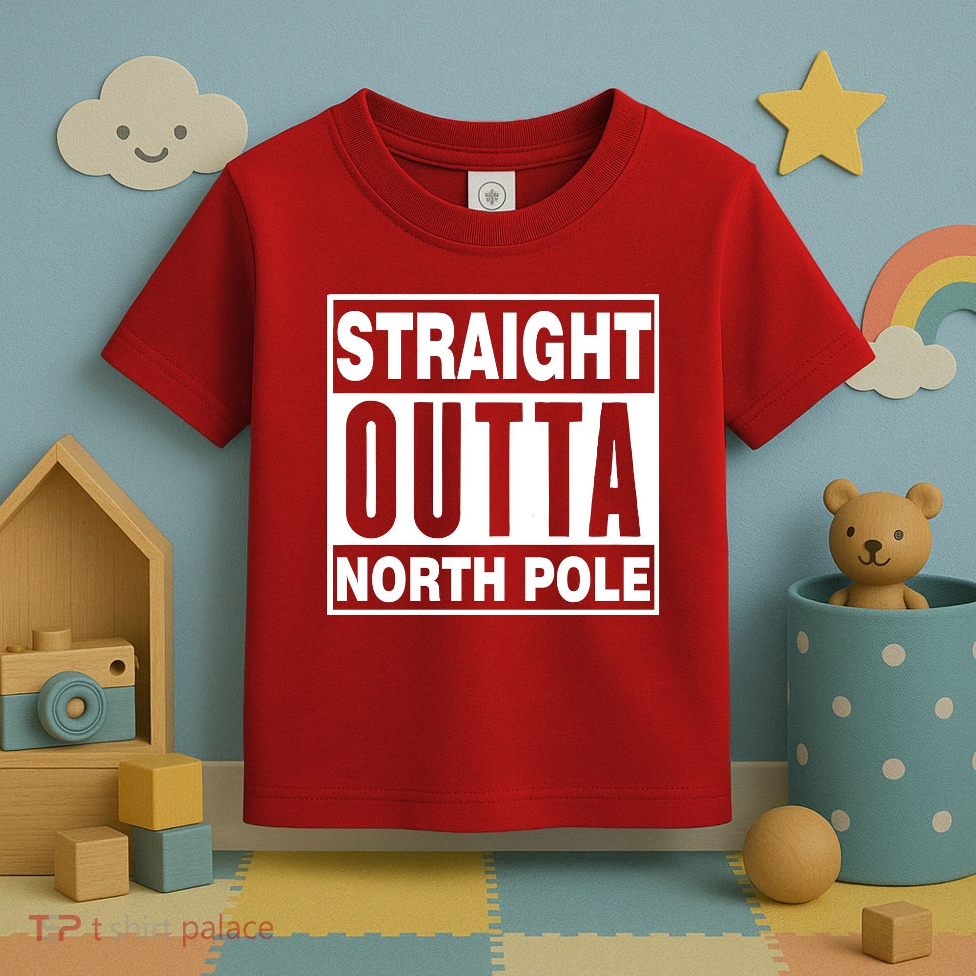 Straight Outta North Pole Toddler T-Shirt