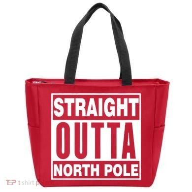 Straight Outta North Pole Tote Bag