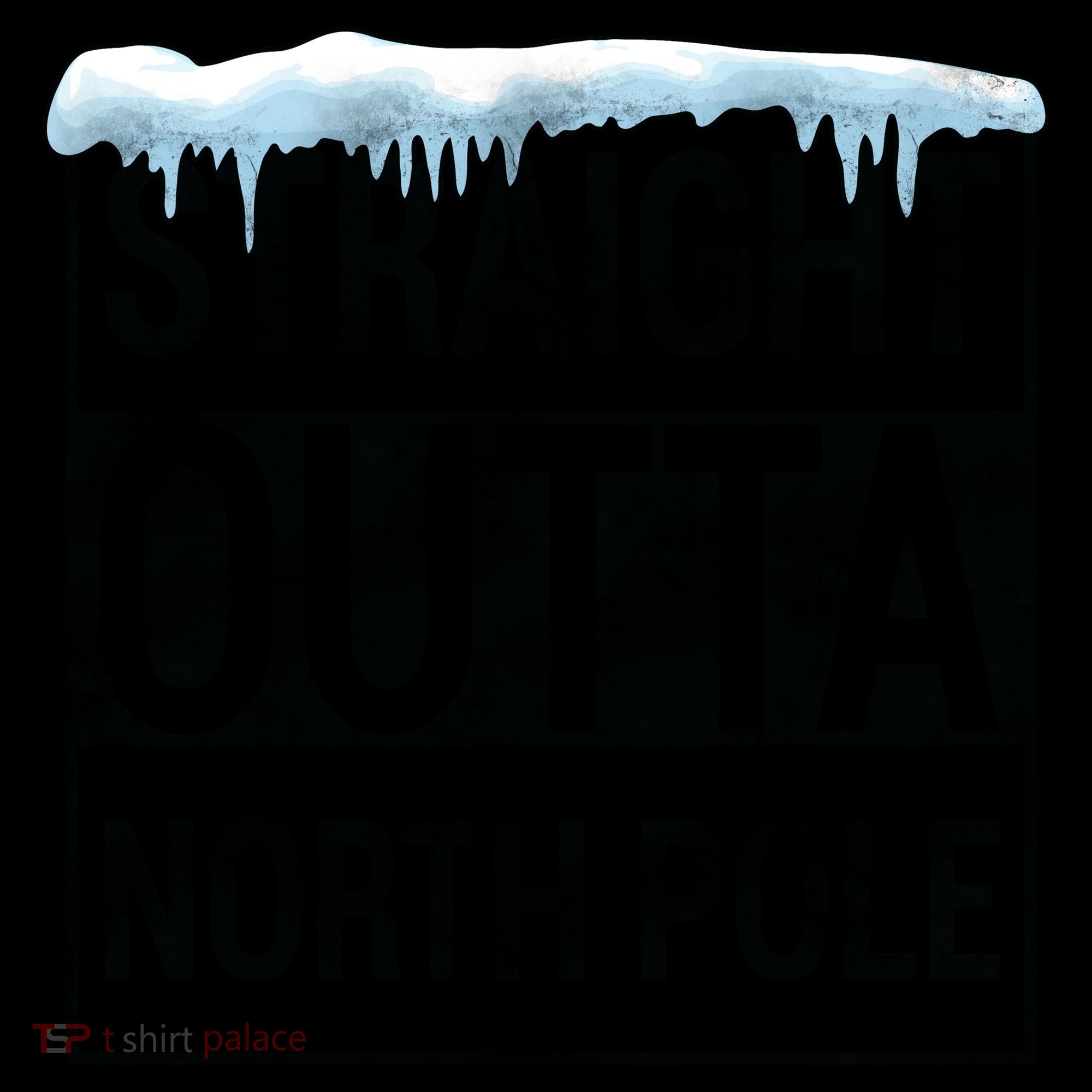 Straight Outta North Pole Funny Christmas Coffee Mug