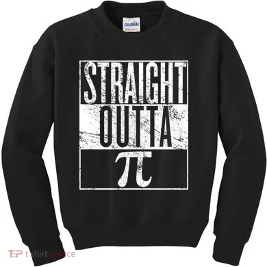 Straight Outta Pi Kids Sweatshirt