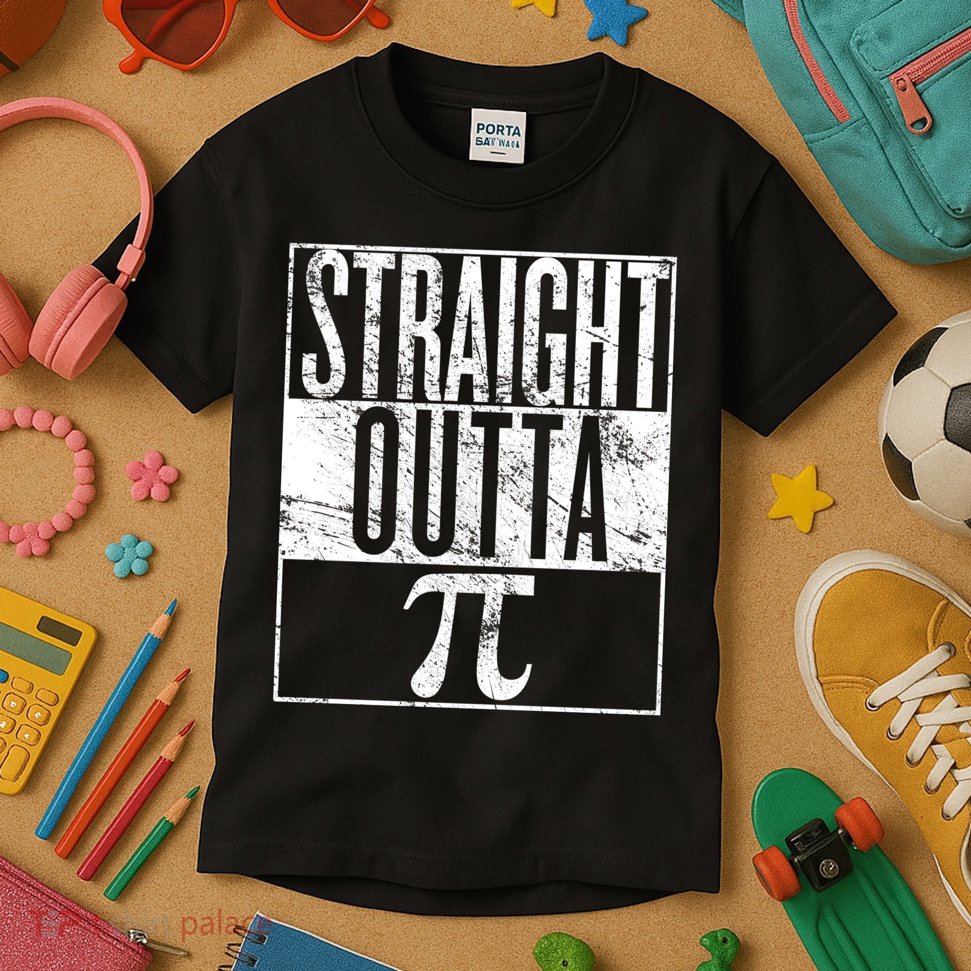 Straight Outta Pi Kids T-Shirt