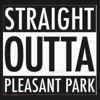 Straight Outta Pleasant Park USA-Made Doggie Bandana thumb 2