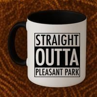 Straight Outta Pleasant Park Coffee Mug thumb 2