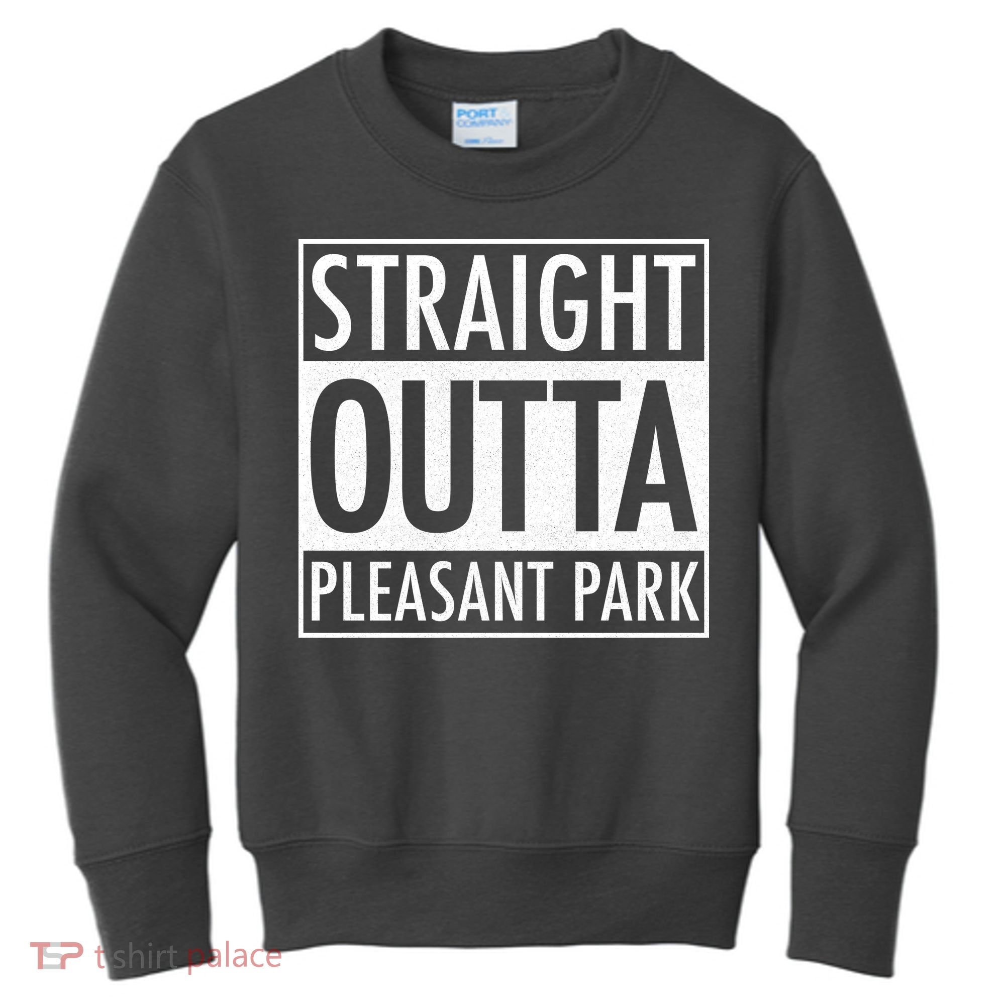 Straight Outta Pleasant Park Kids Sweatshirt