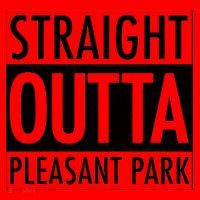 Straight Outta Pleasant Park Santa Hat thumb 1