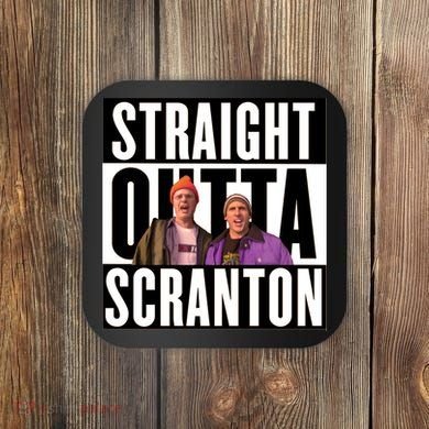 Straight Outta Scranton Coaster