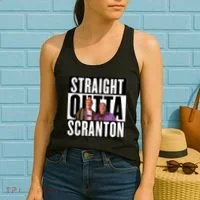 Straight Outta Scranton Women's Tank Top thumb 2