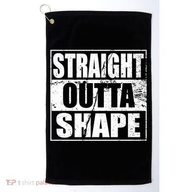 Straight Outta Shape Golf Towel