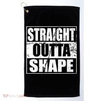 Straight Outta Shape Golf Towel thumb 0