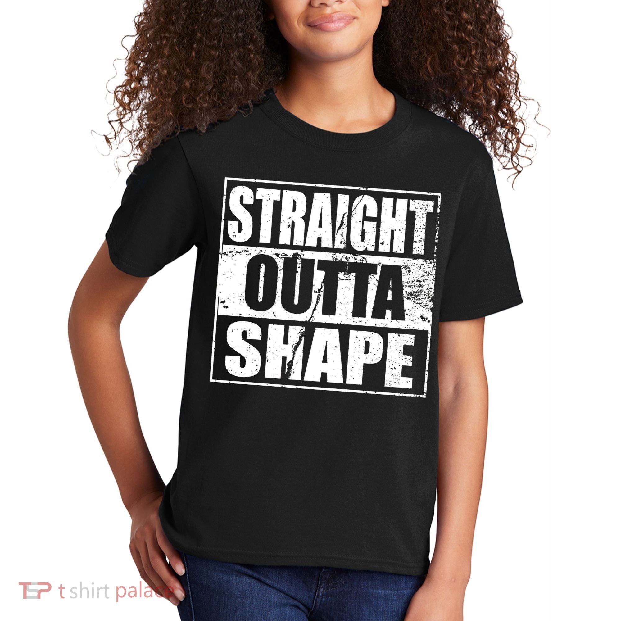 Straight Outta Shape Kids T-Shirt
