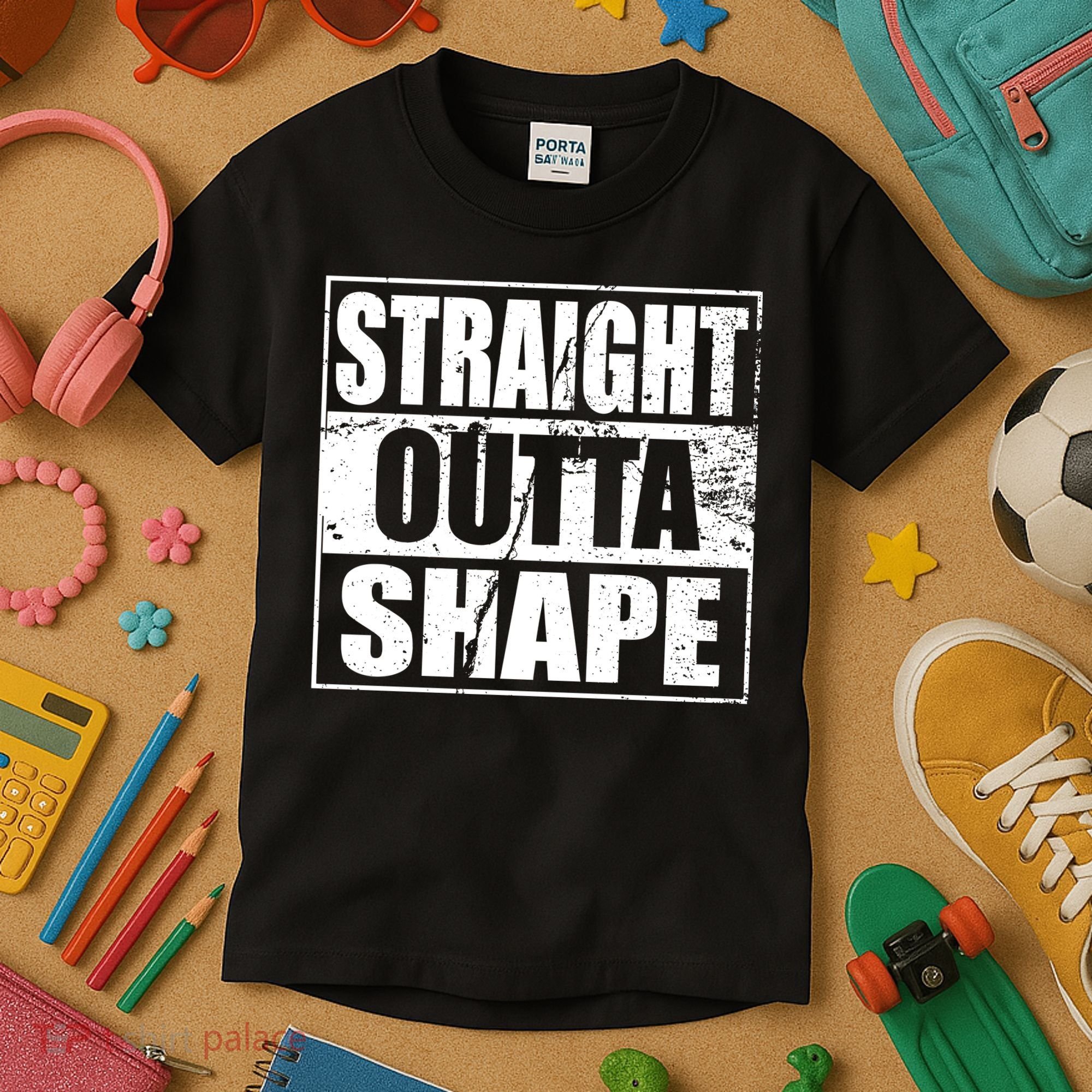 Straight Outta Shape Kids T-Shirt