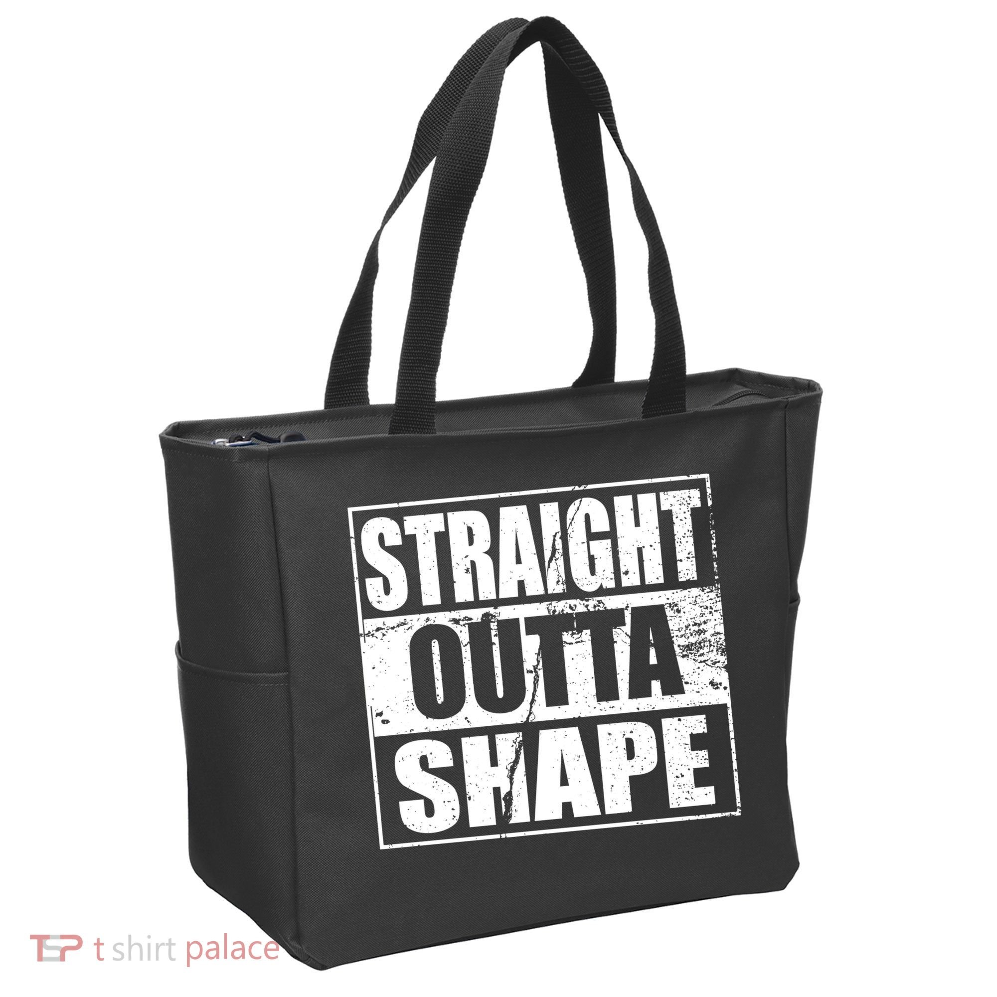 Straight Outta Shape Tote Bag