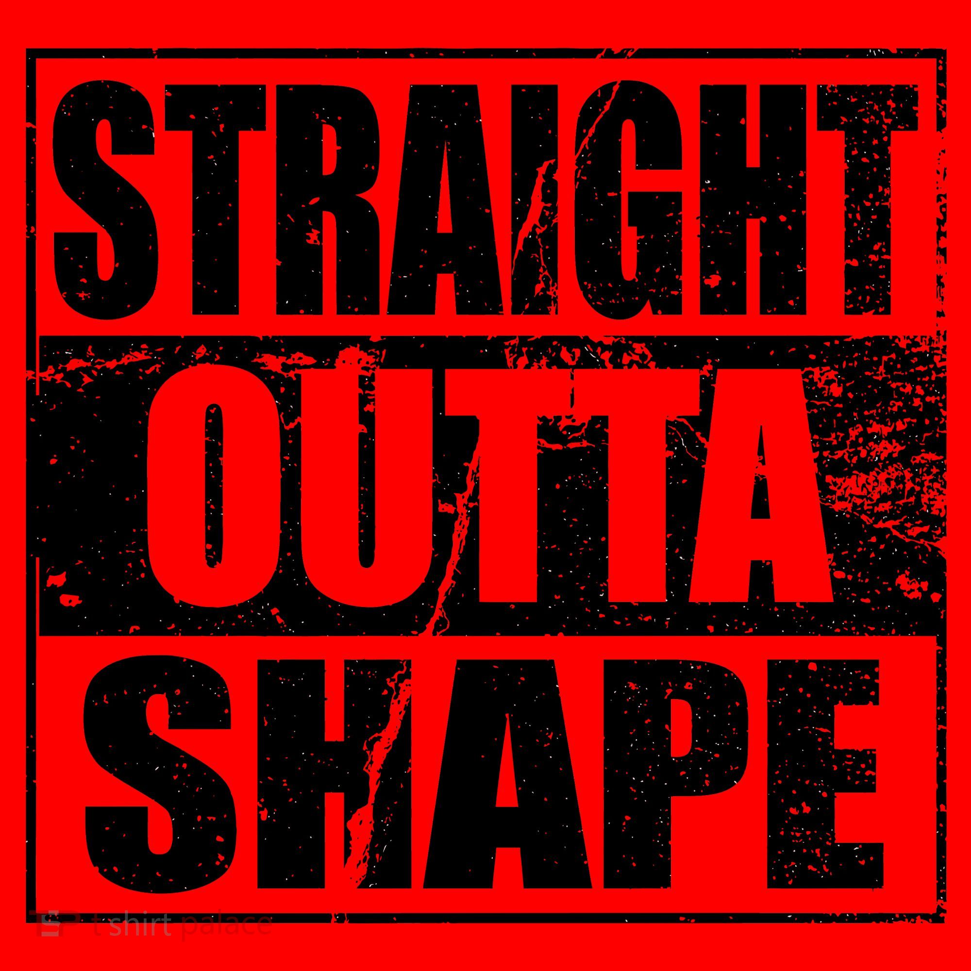 Straight Outta Shape Santa Hat