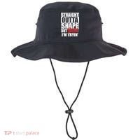 Straight Outta Shape But Bitch I'm Tryin Bucket Hat thumb 0